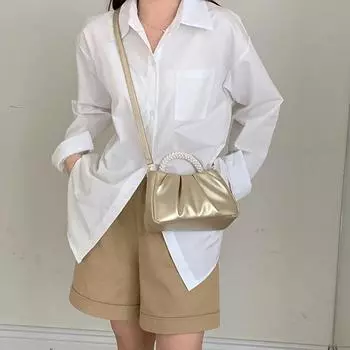 Сумка и кошелек Pearl Crossbody для женщин Сумка Cloud женская Женские сумки через плечо Дизайнерская сумка one size белый