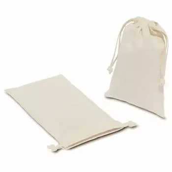 Сумка из хлопка с завязками, размер S, 1 шт., набор из 5 шт.