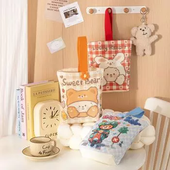 Сумка из холщовой ткани с рисунком в клетку для женщин - многоцелевая ежедневная сумка