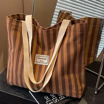 Сумка из холста для старшеклассников, женская, 2024, сумка для поездок на работу, женская, японская, для девочек, сумка через плечо, женская