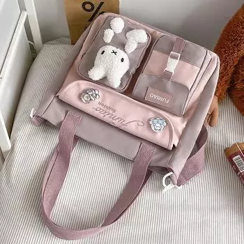 Сумка из холста для учеников начальной и средней школы для занятий репетиторством Single Bag