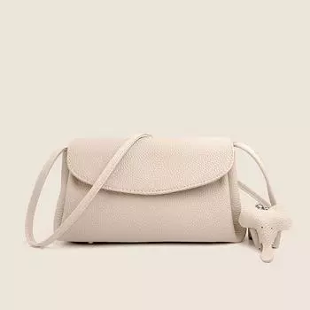 Сумка из коровьей кожи первого слоя, сумка через плечо, новая сумка через плечо, универсальная и нишевая сумка для поездок на работу, мобильный телефон, кошелек для монет