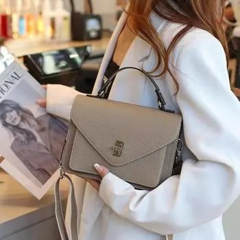 Сумка из коровьей кожи, сумка через плечо, женская сумка для поездок на работу, женская сумка из натуральной кожи, модная легкая роскошная сумка через плечо золотисто-коричневый