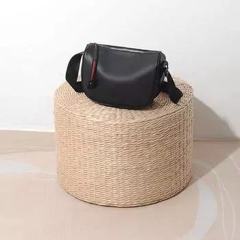 Сумка из коровьей кожи, женская модная сумка с широким плечевым ремнем, простая сумка-мессенджер через плечо, большая вместимость белый