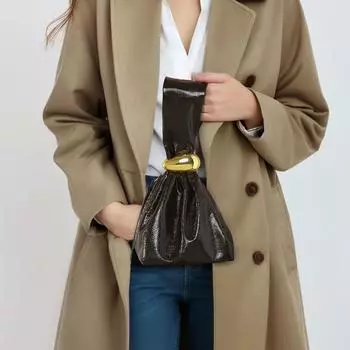 Сумка из кожи Autumn Crystal, высококачественная, изящная и нишевая сувенирная подарочная сумка, небольшая сумочка для работы