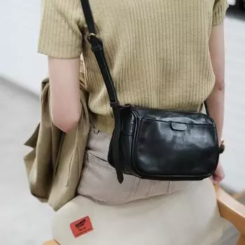 Сумка из кожи растительного дубления высшего слоя, весенне-летняя кожаная нишевая сумка кроссбоди, легкая роскошная ретро-сумка через плечо для поездок на работу, маленькая квадратная сумка