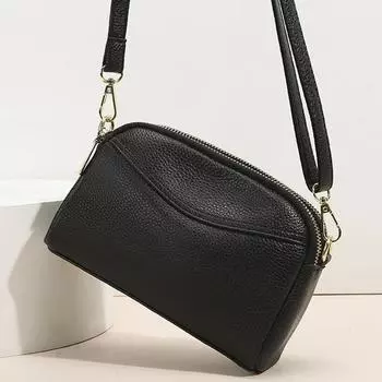 Сумка из натуральной кожи для женщин, женские сумки через плечо, роскошная сумка-мессенджер из коровьей кожи, женские сумки