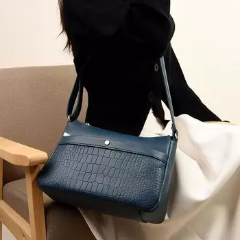 Сумка из натуральной кожи для женщин, высококачественная, мягкая, кожаная, сумка через плечо для женщин, женская, модная сумка-мессенджер