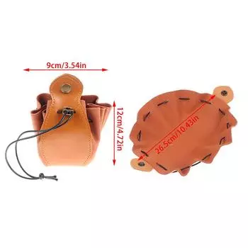 Сумка из натуральной кожи Dnd Dice, сумка на шнурке для ролевых игр, подарок в жанре Rpg