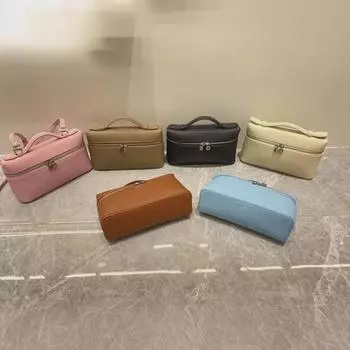 Сумка из натуральной кожи LP19: Клатч, сумка через плечо и сумка-мессенджер из коровьей кожи первого слоя. Элегантная сумка-ланч-бокс. Black Genuine Leather