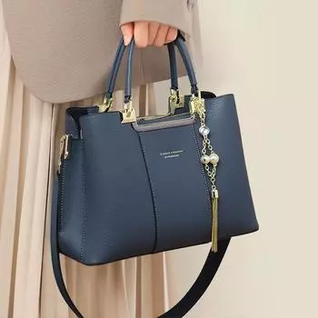 Сумка из натуральной кожи, сумка через плечо, универсальная, высококачественная, сумка через плечо для мам