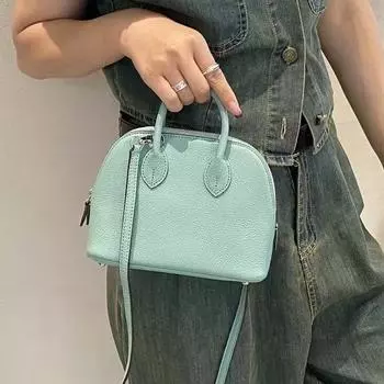 Сумка из натуральной телячьей кожи с рисунком под козла, размером 18 дюймов, в форме шара для боулинга, на одно плечо, небольшая, ручная 18x8x13cm белый