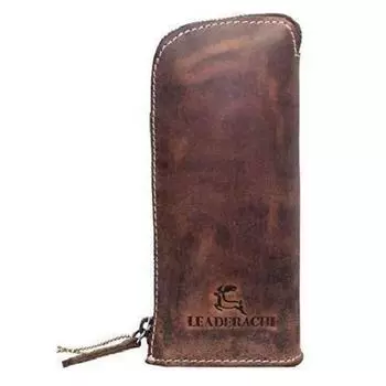 Сумка из натуральной винтажной кожи охотника 20 x 7 x 6 коричневый