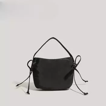 Сумка из нейлона Niche, женская сумка с бантом в стиле балета, модная сумка на одно плечо под мышкой