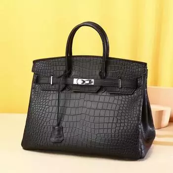 Сумка из однотонной силиконовой кожи Platinum, новая женская сумка, простая и универсальная женская сумка с диагональным ремешком 26x13x19cm чёрный