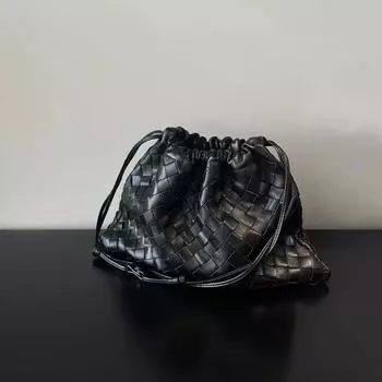 «Сумка из овчины с завязками на плечо 2024 года: Универсальная, высококачественная модная сумка для женщин. 23*32*1cm