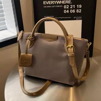 Сумка из ткани Оксфорд, женская, вместительная, высококачественная, в стиле ретро, универсальная, портативная, сумка-тоут для поездок на работу хаки