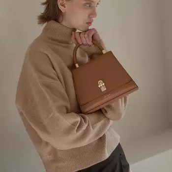 Сумка Jackie Bag карамельная через плечо и через плечо, Akakjkb2021-7000005366