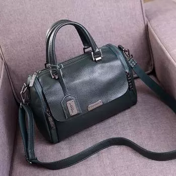 Сумка Johnature Fashion, универсальная, большая вместимость, сумки через плечо, многослойная подушка, женская сумка чёрный