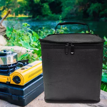 Сумка-канистра для кемпинга, переноска, ударопрочный резервуар для хранения пикника для сада Black S