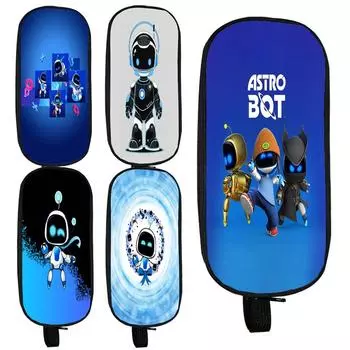 Сумка-карандаш Astro Bot для школьников с большой вместимостью, многофункциональный пенал для хранения канцелярских принадлежностей, милый пенал для детей, мальчиков и девочек 1