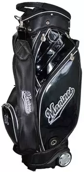 Сумка-кедди LEZAX Chiba Lotte Marines с роликами, черная 9.0 LMCB-2450