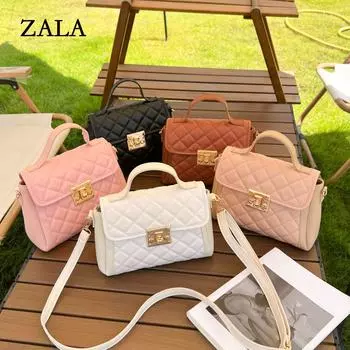 Сумка Kelly с ромбом, женская сумка, нишевый дизайн, текстурная сумка, корейская версия, женская сумка через плечо коричневый