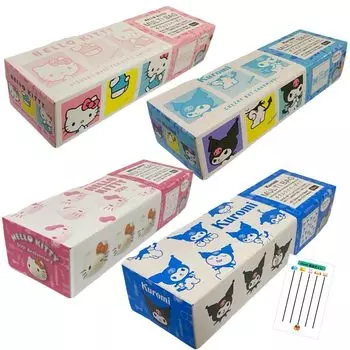 Сумка Kitty Kuromi Design с двойной молнией, 20 см x 18 см, 18 предметов, сумка для хранения в морозильной камере, на молнии, лотерея +Chabel (Набор 4)