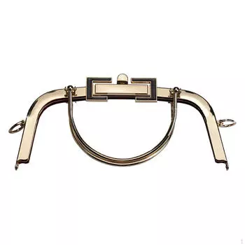 Сумка-клатч рамка арочная форма DIY Craft Kiss застежка замок Gold 20.5cm