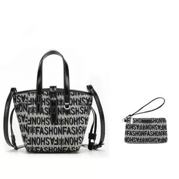 Сумка-клатч с принтом и кошельком для женщин, элегантная, прочная сумка через плечо