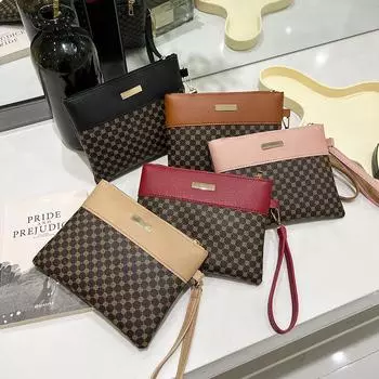 Сумка-клатч с принтом, женская сумка для мобильного телефона Niche Fashion чёрный