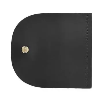 Сумка-книжка из кожи с магнитной пряжкой, самодельные детали для сумок с бронзовыми аксессуарами чёрный