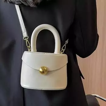 Сумка-коробка во французском стиле, женственная, весна/лето, новая мода, универсальная, для девочек, симпатичная текстура, сумка из плутония на одно плечо через плечо