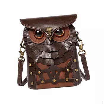 Сумка-кошелек через плечо с изображением совы для пляжной вечеринки, свиданий, велоспорта