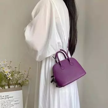 Сумка-кошелек для боулинга из натуральной кожи H Home Mini Crossbody - 18 см 18*H13.5*7.5cm