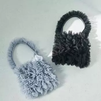 Сумка-кошелек из трехцветной пряжи с плиссировкой и кружевом RP, однотонная, японская женская пляжная сумка на весну и лето белый