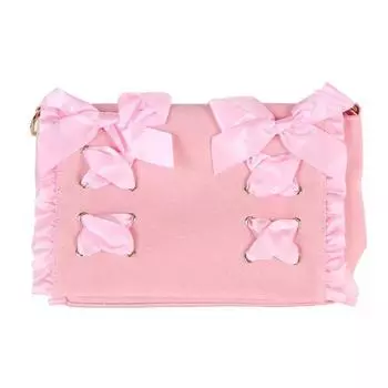 Сумка-кошелек Jacamart 2 Way Secret Lace-up Pochette Candy Pink Eta
