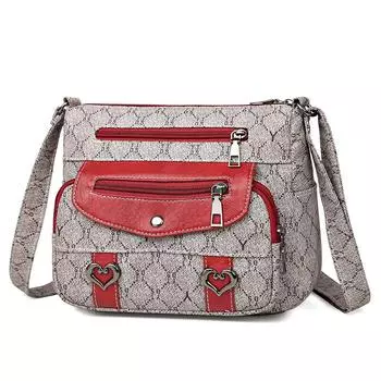 Сумка-кошелек на одно плечо в старом стиле, сумка через плечо, высококачественная женская сумка, дизайнерская сумка, женская сумка через плечо красный