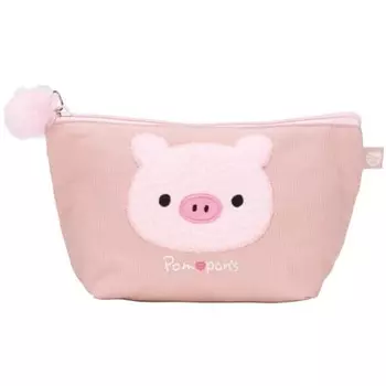 Сумка-кошелек Skater Flat для выходных аксессуаров, чехол с ластовицей, помпон, свинья ZFP1-A