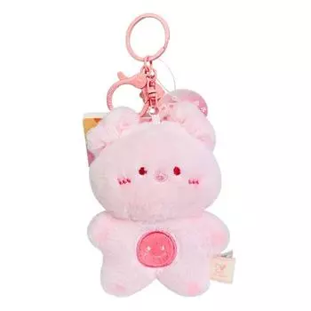 Сумка-кролик, очаровательная плюшевая игрушка, школьный рюкзак, подвеска, плюшевый брелок для ключей, мягкий брелок