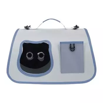 Сумка-кроссбоди для питомца Удобная сумка-кроссбоди для питомца большой вместимости One Size синий