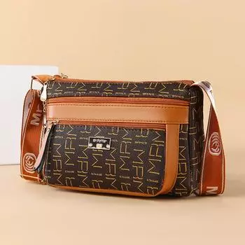 Сумка кроссбоди с широким плечевым ремнем для женщин, Модный тренд. Это сумка через плечо для матерей среднего и пожилого возраста length 28 width 8.5 height 18.5