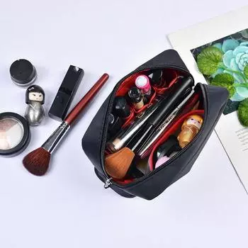 Сумка Квадратная сумка Большая вместимость для хранения туалетных принадлежностей Нейлоновая косметичка Косметички Косметички зелёный