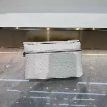 Сумка L19 Gigi из натуральной кожи с рисунком под страуса, модная сумка-коробка, косметичка, сумка-мессенджер через плечо