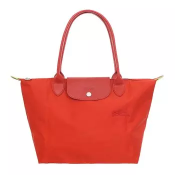 Сумка L2605 919 Tomato Le Pliage Green Recycled Canvas Bag M [Longchamp] (Сумка) Женский [Бренд] [Товар]
