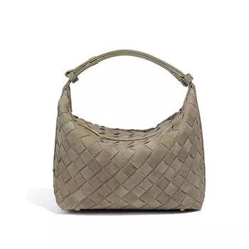 Сумка-ланч-бокс из матового плетеного материала для осени и зимы, маленькая и универсальная мини-сумка для бенто, женская сумка для переноски