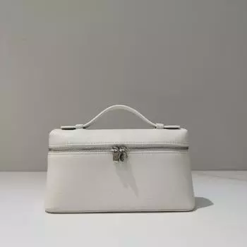 Сумка-ланч-бокс LP19 из натуральной кожи: Импортная коровья кожа, стиль Gigi, сумка через плечо/косметичка для женщин