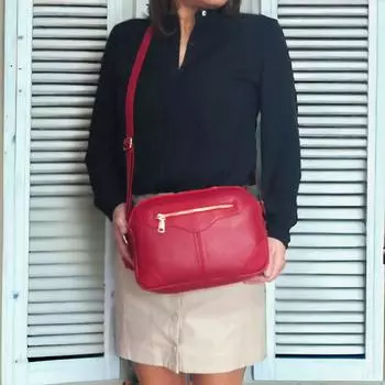 Сумка Lederax из натуральной кожи с 4 отделениями LD466