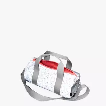 Сумка LOQI Reflective Mini Boston Bag Светоотражающая мини-сумка MOOMIN/Pattern Weekender/WE.RE.MO серый