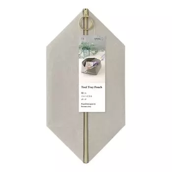Сумка-лоток для инструментов Midori Pouch, серая 41843006